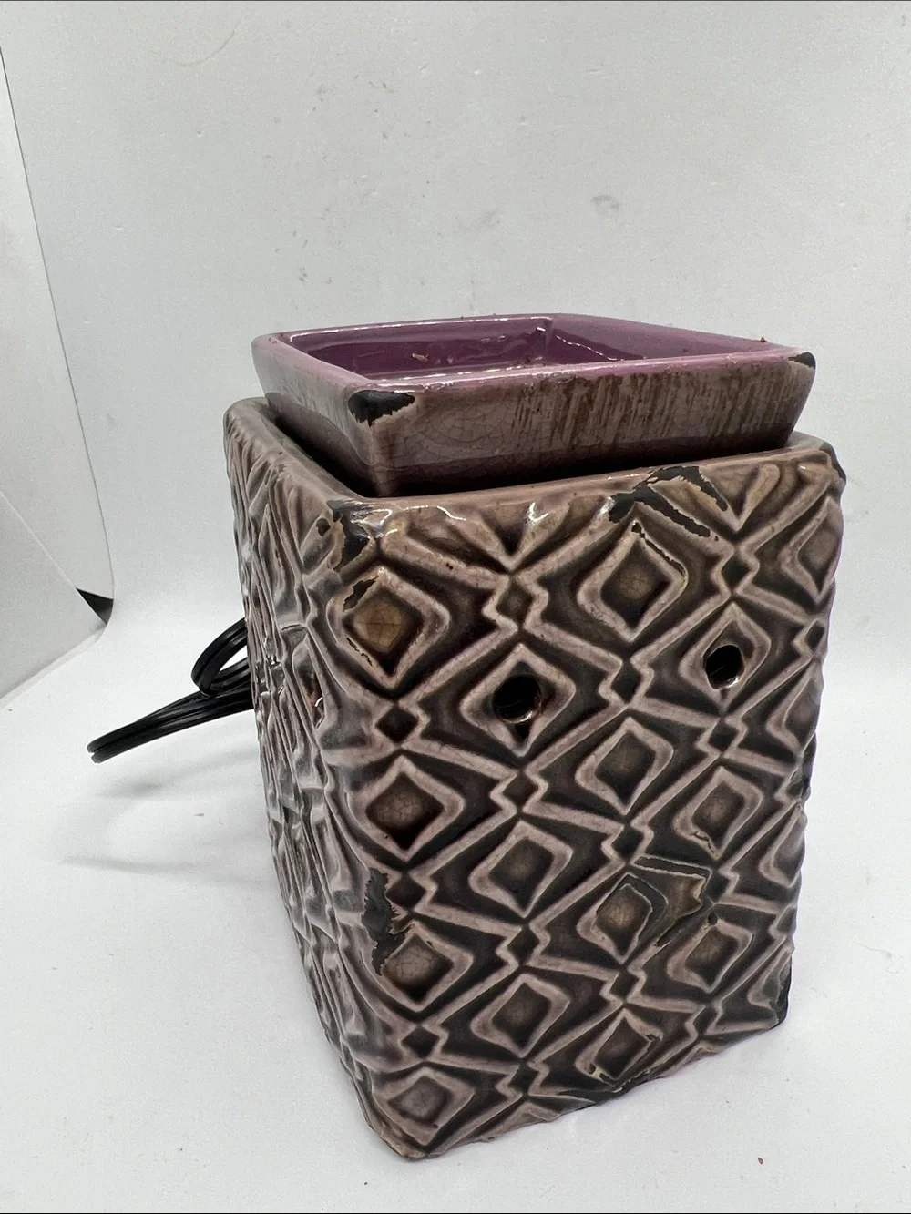 Scentsy Amethyst Full Size Fragrance Wax Warmer Preowned